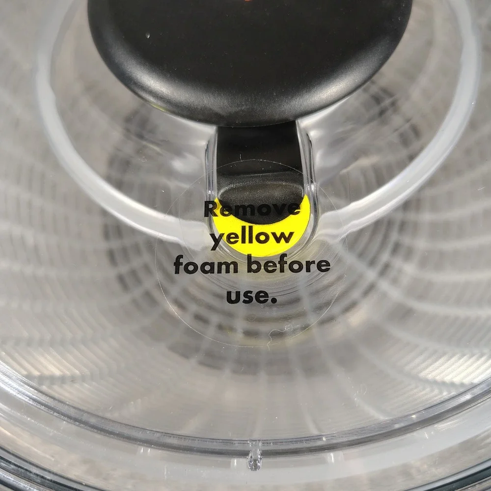 OXO SoftWorks Salad Spinner Clear Black Pump Action Kitchencore Unisex Large
